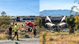 AVE menabrak bagian belakang kereta Iryo yang sedang diam di jalur. Dampak tabrakan sangat keras hingga dua gerbong terguling ke bawah tebing. (Dok-Foto)