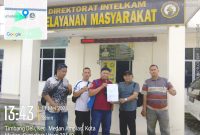 AMPIBI masukkan surat Aksi Demo ke Mapoldasu (Dok-Foto)