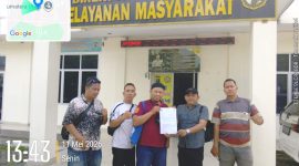 AMPIBI masukkan surat Aksi Demo ke Mapoldasu (Dok-Foto)