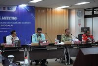  Kota (Pemko) Tanjungbalai melalui Badan Pengelolaan Keuangan dan Pendapatan Daerah (BPKPD) bersama Bank Indonesia Perwakilan Pematang Siantar kembali menunjukkan komitmennya dalam mendorong percepatan digitalisasi daerah melalui penyelenggaraan High Level Meeting (HLM) Tim Percepatan dan Perluasan Digitalisasi Daerah. (Dok-Foto) 