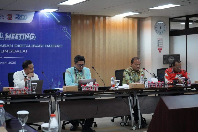  Kota (Pemko) Tanjungbalai melalui Badan Pengelolaan Keuangan dan Pendapatan Daerah (BPKPD) bersama Bank Indonesia Perwakilan Pematang Siantar kembali menunjukkan komitmennya dalam mendorong percepatan digitalisasi daerah melalui penyelenggaraan High Level Meeting (HLM) Tim Percepatan dan Perluasan Digitalisasi Daerah. (Dok-Foto) 