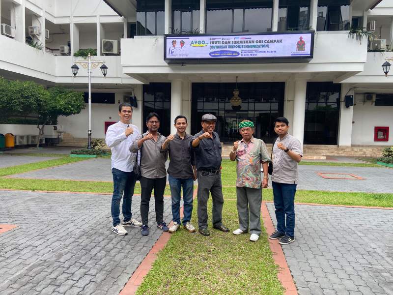 Tim Eggie Sudjana saat di kantor Walikota Medan (Dok-Foto)