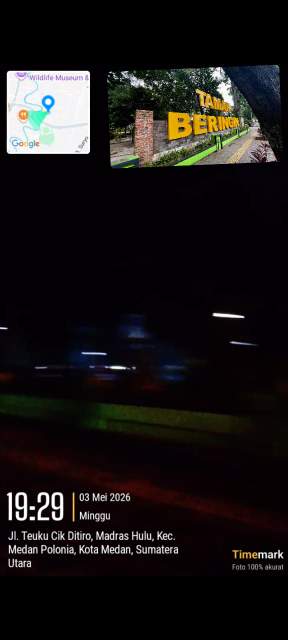 Lampu Jalan Taman Beringin di Kota Medan Mati alias Padam (Dok-Foto)
