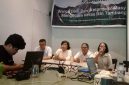Warga Kabupaten Dairi bersama kelompok masyarakat sipil menyatakan sikap tegas mengecam berlanjutnya aktivitas PT DPM melalui konferensi pers yang digelar pada Rabu, 13 Mei 2026 (Dok-Foto)
