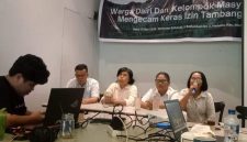 Warga Kabupaten Dairi bersama kelompok masyarakat sipil menyatakan sikap tegas mengecam berlanjutnya aktivitas PT DPM melalui konferensi pers yang digelar pada Rabu, 13 Mei 2026 (Dok-Foto)