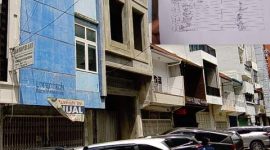 Bangunan Tanpa PBG di Jalan Taruma Kelurahan Petisah Tengah Kecamatan Medan Petisah Kota Medan di tolak warga (Dok-Foto)