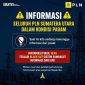 Informasi Pengumuman Pemadaman dari PLN (Dok-Foto)