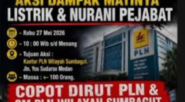 LSM Penjara Indonesia Kota Medan Akan Gelar Aksi Demo di PLN terkait Pemadaman Listrik di Sumbagut (Dok-Foto