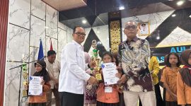 Plh. Wali Kota Muhammad Fadly Abdina Hadiri Acara Penghargaan FLS3N Jenjang SD dan SMP Tingkat Kota Tanjungbalai. (Dok-Foto)