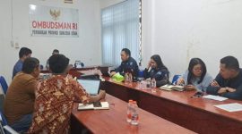 Rapat Ombudsman RI Sumut membahas Pencemaran PT Universal Gloves (Dok-Foto)
