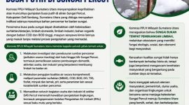 Statemen Resmi Komnas PPLH Wilayah Sumatera Utara Terkait Fenomena Busa Putih di Sungai Percut (Dok-Foto)