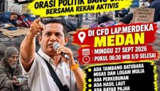 Rakyat Menjerit, Ekonomi Sulit, LSM Penjara Indonesia Kota Medan Akan Gelar Mimbar Orasi Rakyat Di Car Fre Day Kota Medan (Dok-Foto)