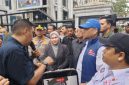 T.M.Yusuf Ketua SPSI AGN Sumut Geruduk DPRD Sumut Dukung RUU Perlindungan Ketenagakerjaan (Dok-Foto)