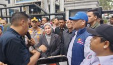 T.M.Yusuf Ketua SPSI AGN Sumut Geruduk DPRD Sumut Dukung RUU Perlindungan Ketenagakerjaan (Dok-Foto)