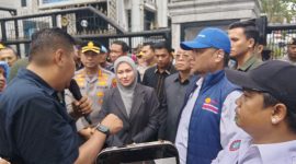 T.M.Yusuf Ketua SPSI AGN Sumut Geruduk DPRD Sumut Dukung RUU Perlindungan Ketenagakerjaan (Dok-Foto)