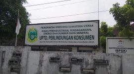 Kantor UPTD Perlindungan Konsumen di Kota Medan (Dok-Foto)
