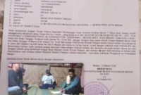 Surat Laporan Polisi (Dok-Foto)