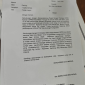 Surat Rekomendasi DPRD Medan yang belum di tanda Tangani Wong Chun Sen Ketua DPRD Kota Medan (Dok-Foto)