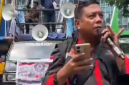 Rahmadsyah seorang jurnalis yang berorasi kantor DJP Sumut 1 (Dok-Foto)