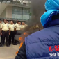 Massa Aksi DPN Bakar di depan Menara BRI (Dok-Foto)