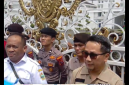 Pekerja PT Hugo saat demo di depan kantor Gubsu (Dok-Foto)