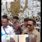 Pekerja PT Hugo saat demo di depan kantor Gubsu (Dok-Foto)