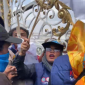 Pekerja PT Hugo Demo di Kantor Gubsu menuntut haknya (Dok-Foto)