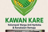Deklarasi Kelompok Warga Anti Narkoba dan Kenakalan Remaja (KAWAN KARE) Kelurahan Madras Hulu (Dok - Foto)