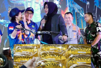 Lela Bari Anggota DPRD Kota Medan Hadir di Perayaan May Day Tahun 2026 Bersama Walikota Medan, Kapolrestabes Medan (Dok-Foto)
