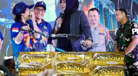 Lela Bari Anggota DPRD Kota Medan Hadir di Perayaan May Day Tahun 2026 Bersama Walikota Medan, Kapolrestabes Medan (Dok-Foto)
