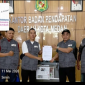 Aliansi Masyarakat Peduli Buruh Indonesia (AMPIBI) masukkan surat demo ke Bapenda Kota Medan (Dok-Foto)