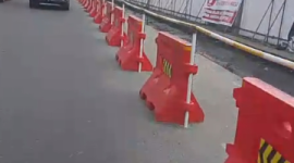 Pohon yang telah di tebangi di sepanjang Jalan Sisingamangaraja Kota Medan demi proyek BRT (Dok-Foto)