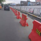 Pohon yang telah di tebangi di sepanjang Jalan Sisingamangaraja Kota Medan demi proyek BRT (Dok-Foto)