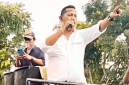 Bang Bhoy Ketua LSM Penjara Indonesia Kota Medan saat melakukan Aksi Demo (Dok-Foto)