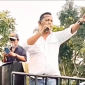 Bang Bhoy Ketua LSM Penjara Indonesia Kota Medan saat melakukan Aksi Demo (Dok-Foto)