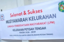 Spanduk Musyawarah Kelurahan Lembaga Pemberdayaan Masyarakat Petisah Tengah Kecamatan Medan Petisah Kota Medan (Dok -Foto)