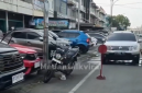 Telah terjadi alih fungsi Trotoar menjadi tempat parkir Mobil di jalan Nibung Kelurahan Petisah Tengah, Kecamatan Medan Petisah dekat Polsek Medan Baru. (Dok-Foto)