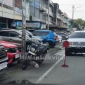 Telah terjadi alih fungsi Trotoar menjadi tempat parkir Mobil di jalan Nibung Kelurahan Petisah Tengah, Kecamatan Medan Petisah dekat Polsek Medan Baru. (Dok-Foto)