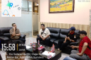 Aktifis Sumut diterima Manajer Komunikasi saat terkait Blackout di Sumatera Utara (Dok-Foto)