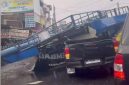 Akibat intensitas hujan deras dan angin kencang yang melanda di wilayah Kota Medan dan sekitarnya, terutama di wilayah Kecamatan Pancur Batu, Kabupaten Deli Serdang, Provinsi Sumatera Utara (Dok-Foto)