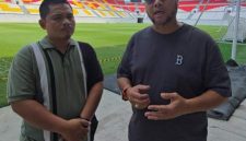 T.M.Yusuf Dewan K3 Sumut saat Sidak ke Lapangan Stadion Teladan Kota Medan (Dok-Foto)