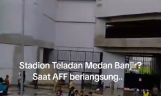 Titik Banjir Di Temukan Di Stadion Teladan Saat Piala AFF U-19 2026 Malaysia Melawan Singapura
