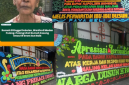 Warga Kaya Geli Ucapkan Terima Kasih kepada Polsek Sunggal melalui Karangan Bunga atas tertangkapnya Maling yang meresahkan warga (Dok-Foto)