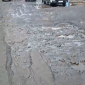 Jalan berlubang di Jalan Marelan di keluhkan pengguna jalan Kota Medan (Dok-Foto)