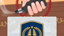 Illustrasi Vape Narkoba Logo Imigrasi (Dok-Foto)