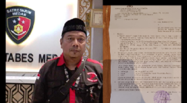 Rahmadsyah saat di Polrestabes Medan (Dok-Foto)