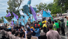 Dewan Peduli Negeri (DPN) saat Demo di Depan Kantor Gubernur Sumatera Utara (Dok-Foto)