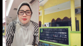 Mariyana Kepling Yang Lulus di Kelurahan Aur tapi tak di Lantik (Dok-Foto)