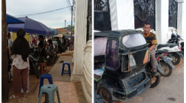 Maraknya PKL Dan Lokasi Parkir di Depan Rumah di Padang Sidempuan (Dok-Foto)