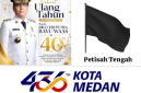 Kelurahan Terkotor, Bendera Hitam Berkibar Di Kantor Lurah Petisah Tengah, Kado Pahit Bagi Warga Di Saat HUT Kota Medan Ke-436 Dan Di HUT Rico Waas Ke-40 (Dok-Foto)
